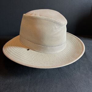 Henschel Hat Co. Khaki Safari Packable Vented Fedora 4310-95